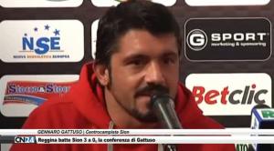 Reggina batte Sion 3 a 0, la conferenza di Gattuso