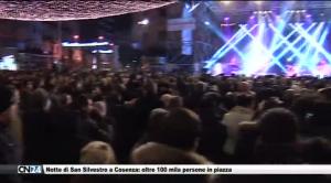 Notte di San Silvestro a Cosenza: oltre 100 mila persone in piazza