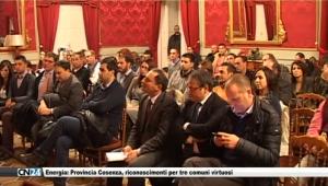Energia: Provincia Cosenza, riconoscimenti per tre comuni virtuosi