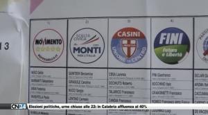 Elezioni politiche, urne chiuse alle 22: in Calabria affluenza al 40%