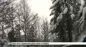 Temperature polari in Calabria, in Sila a -13
