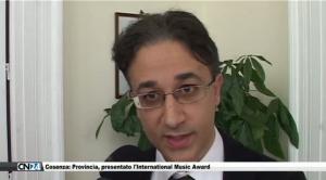 Cosenza: Provincia, presentato l’International Music Award