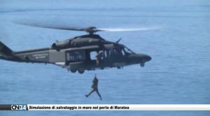 Guardia Costiera: simulazione salvataggio in mare nel porto di Maratea