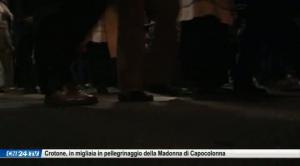 Crotone, in migliaia in pellegrinaggio per la Madonna di Capocolonna