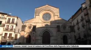 Cosenza: iniziati i lavori di restauro del Crocifisso della Sagrestia della Cattedrale
