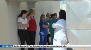 Sanità: dipendenti Polo Oncologico Catanzaro protestano su tetto