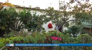 Donna trovata morta in casa nel Cosentino, indagini