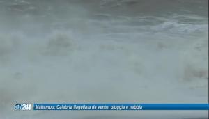 Maltempo: Calabria flagellata da vento, pioggia e nebbia