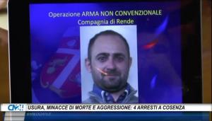 Usura, minacce di morte e aggressione: 4 arresti a Cosenza