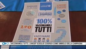 “Vacciniamoli tutti”, L’Unicef sceglie Cosenza come simbolo della campagna