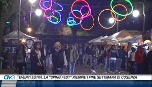 Eventi estivi. La “Sping Fest” riempie i fine settimana di Cosenza