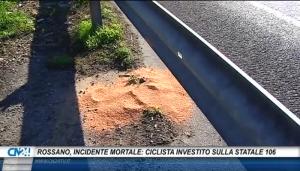 Rossano, incidente mortale: ciclista investito sulla Statale 106