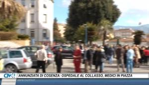 Annunziata di Cosenza: ospedale al collasso, medici in piazza