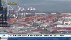 “Bionde” contraffatte, 52 tonnellate sequestrate nel porto di Gioia Tauro