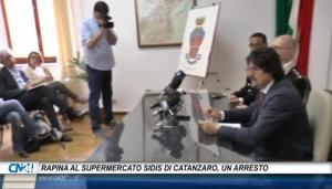 Rapina al supermercato Sidis di Catanzaro, un arresto