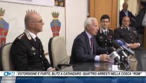 Estorsione e furto, blitz a Catanzaro: quattro arresti nella cosca “rom”