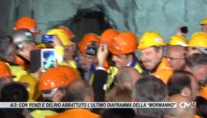 A/3: Con Renzi e Delrio abbattuto l’ultimo diaframma della galleria “Mormanno"