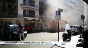 Crotone. Appartamento in fiamme su via Mario Nicoletta, palazzo evacuato