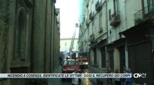 Incendio nel centro di Cosenza, identificate le vittime: oggi il recupero dei corpi