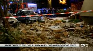 Appartamento esplode a Lampanaro: due morti e cinque feriti, anche tre bimbi