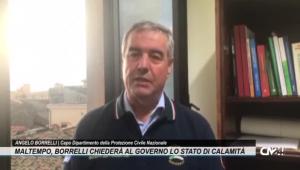 Maltempo, Borrelli chiederà al Governo la concessione dello stato di calamità
