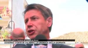 Governo: Conte in Calabria, la cronaca della giornata