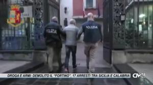 Droga e armi: demolito il “Fortino”, 17 arresti tra Sicilia e Calabria