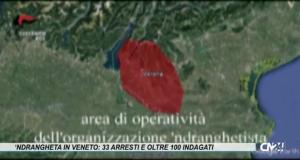 ‘Ndrangheta in Veneto: 33 arresti e oltre 100 indagati