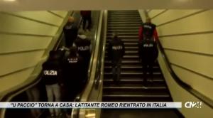 “U paccio” torna a casa: dopo la cattura in Spagna il latitante Romeo è rientrato in Italia