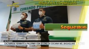 Calabrese fermato a Palermo con 33 chili di cocaina nel bagagliaio